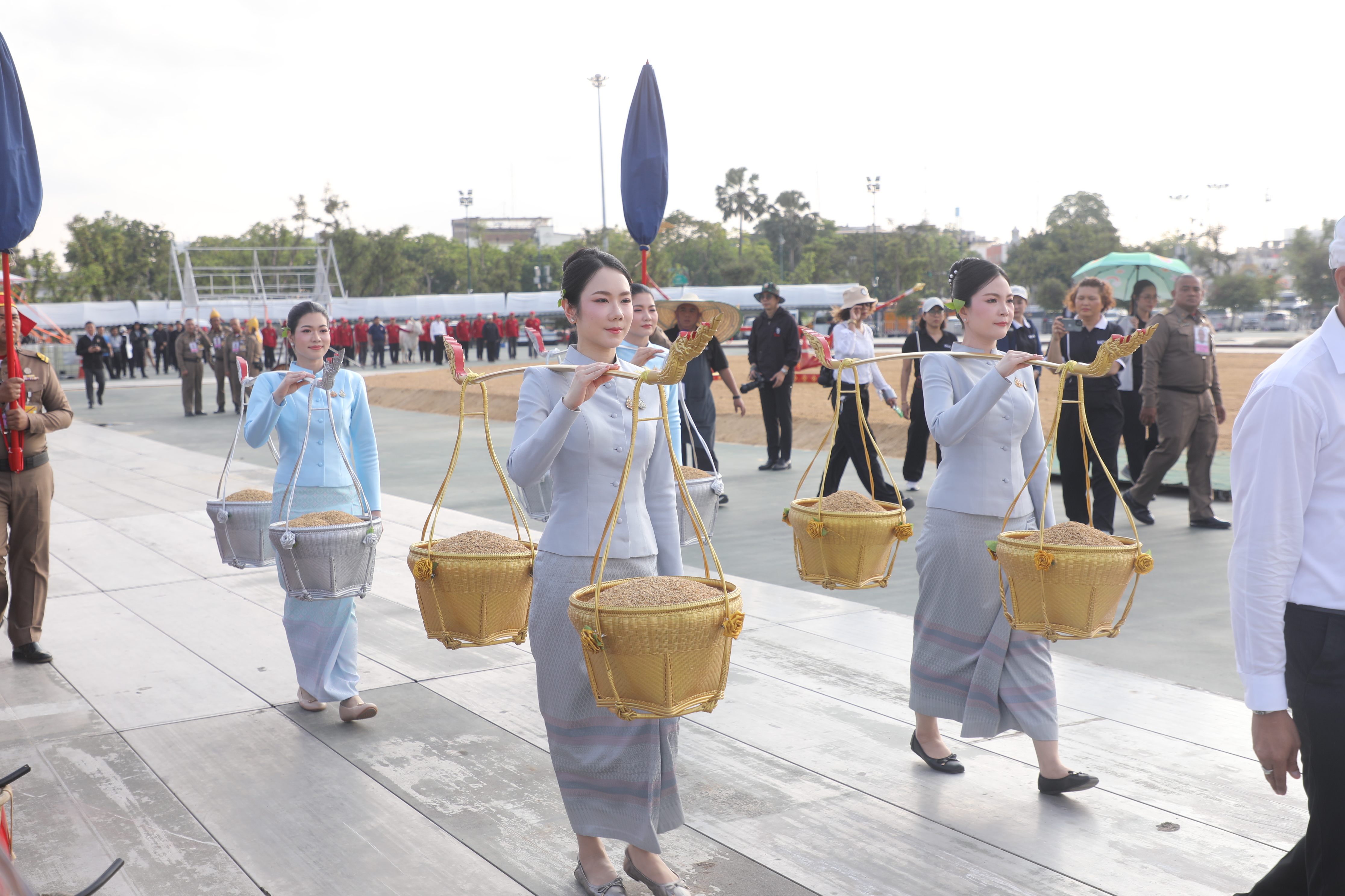 title - ส.ป.ก. ร่วมซ้อมย่อย ครั้งที่ 1 พระราชพิธีพืชมงคลจรดพระนังคัลแรกนาขวัญ ประจำปีพุทธศักราช 2569 